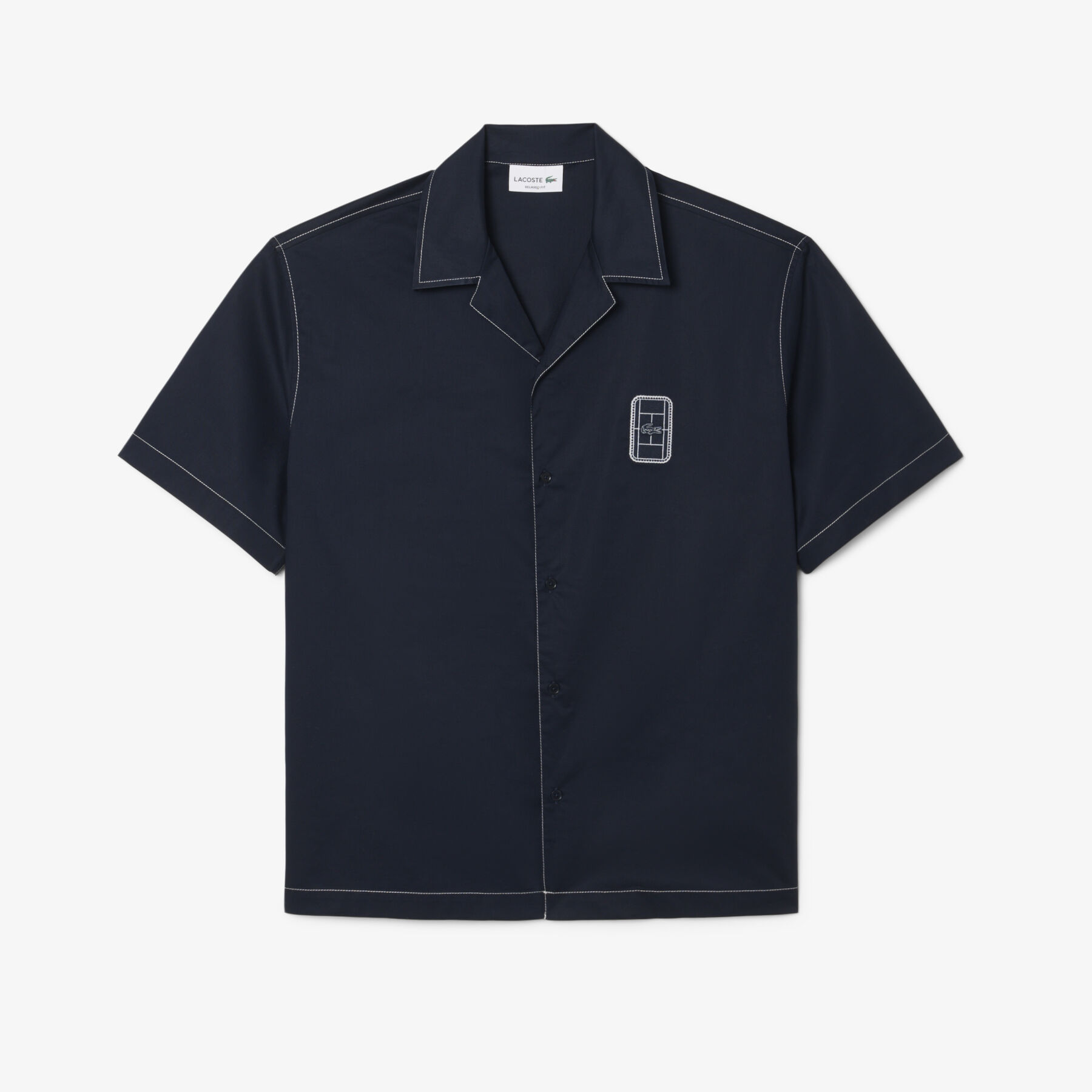 Relaxed Fit Short Sleeved Cotton Shirt Relaxed Fit Short Sleeved Cotton Shirt