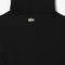 lacoste printed fleece hoodie