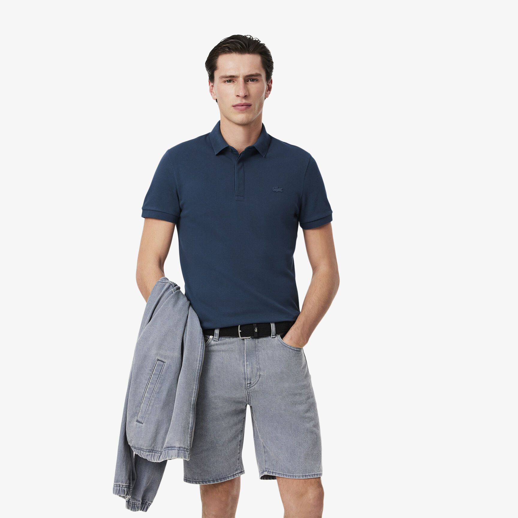 Regular Fit Paris Stretch Pique Polo Shirt Regular Fit Paris Stretch Pique Polo Shirt