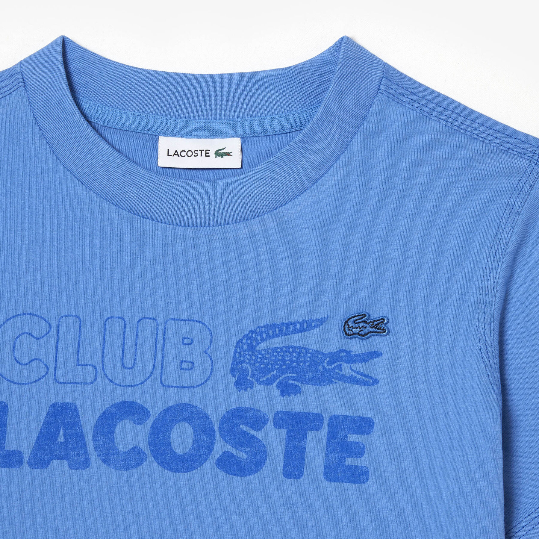 Kids' Branded Print Organic Cotton T-shirt lacoste kids branded print organic cotton t shirt