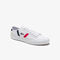 Women's Sideline Tricolour Canvas and Suede Sneakers lacoste women s sideline tricolour canvas and suede sneakers