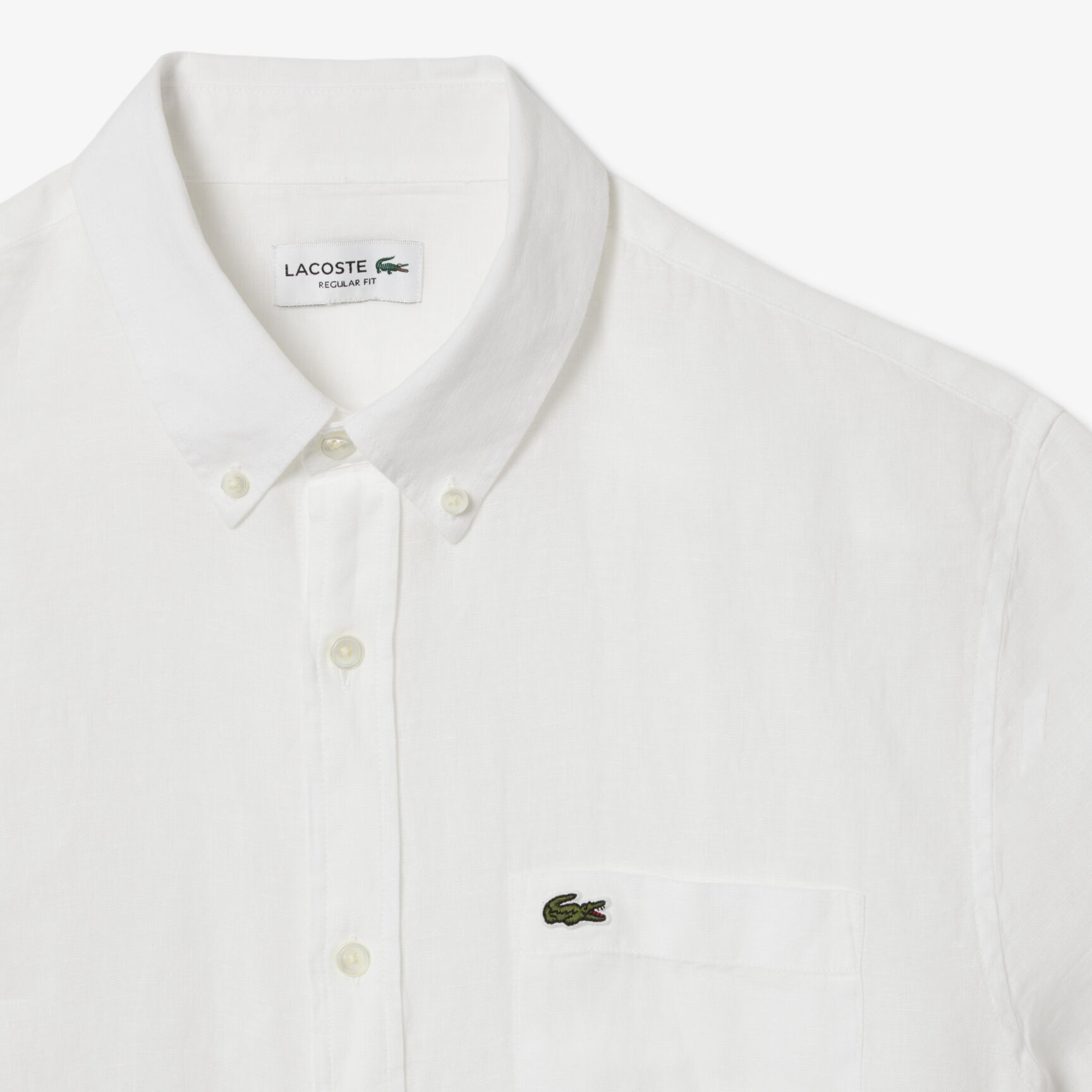 قميص كتان بأكمام قصيرة قميص كتان بأكمام قصيرة