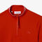 women s lacoste jacquard zip polo shirt