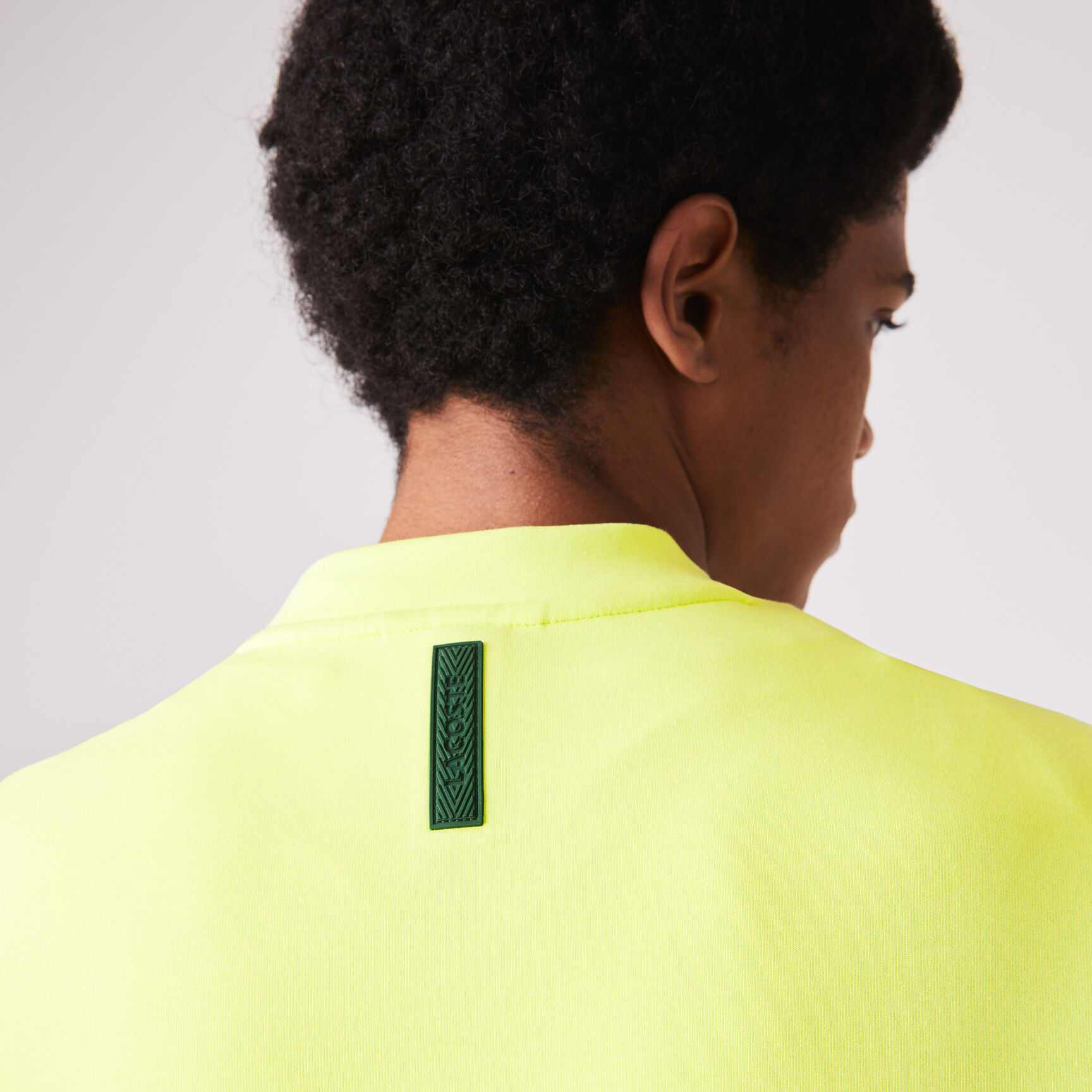 سويت شيرت مزيج قطن بجيب كانغرو وفتحة رقبة مستديرة للرجال