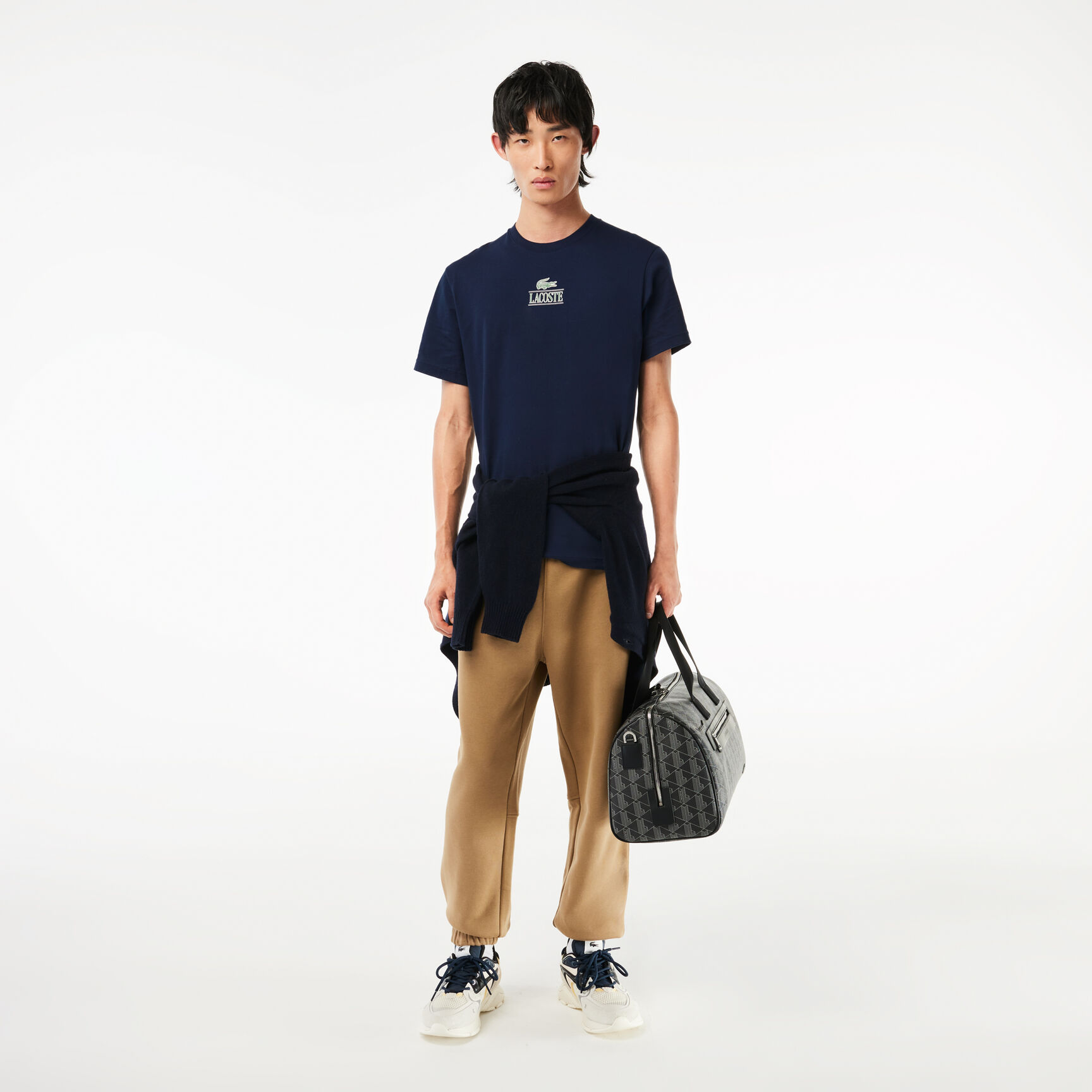 Regular Fit Cotton Jersey Branded T-shirt