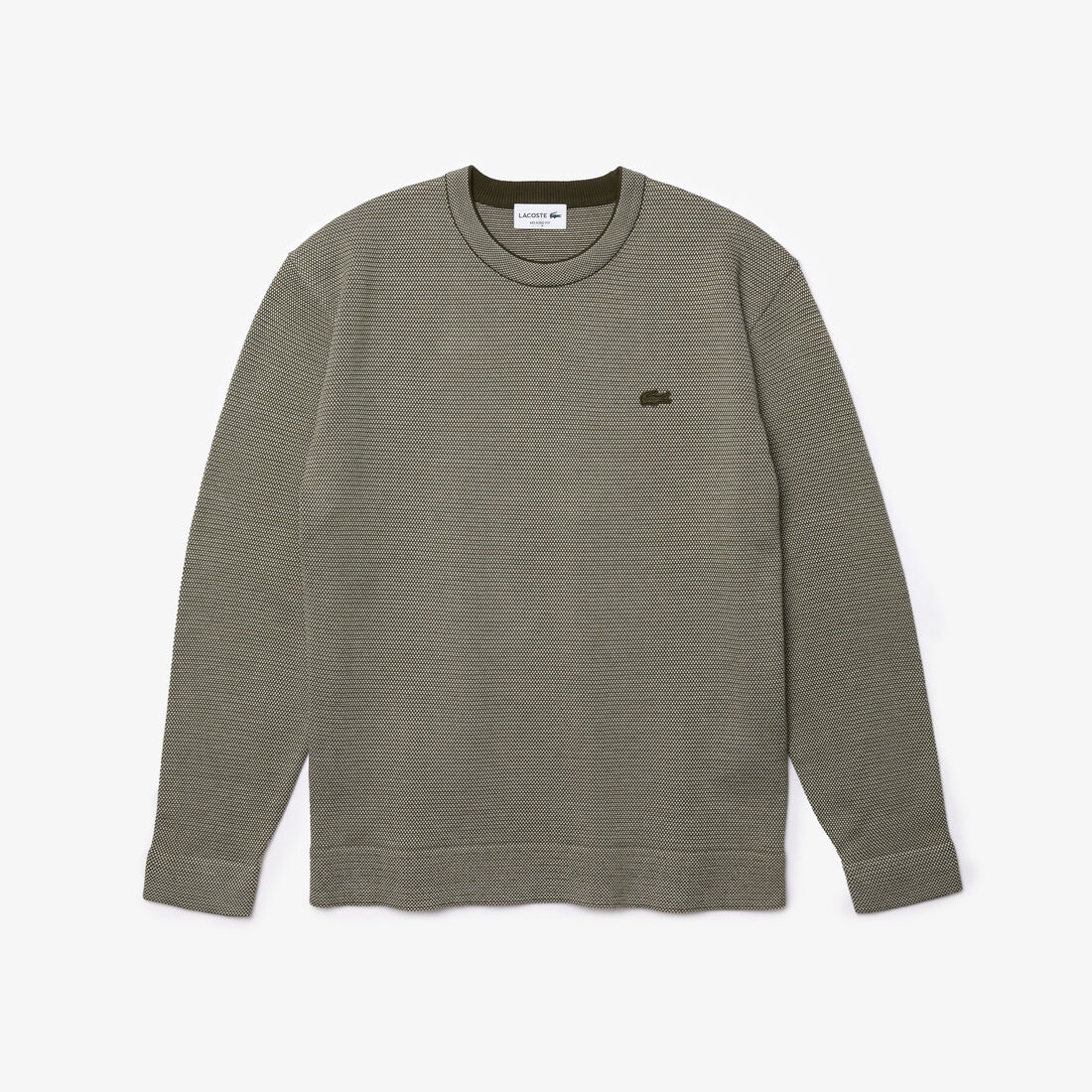 Men&rsquo;s Crew Neck Cotton Piqu&eacute; Sweater