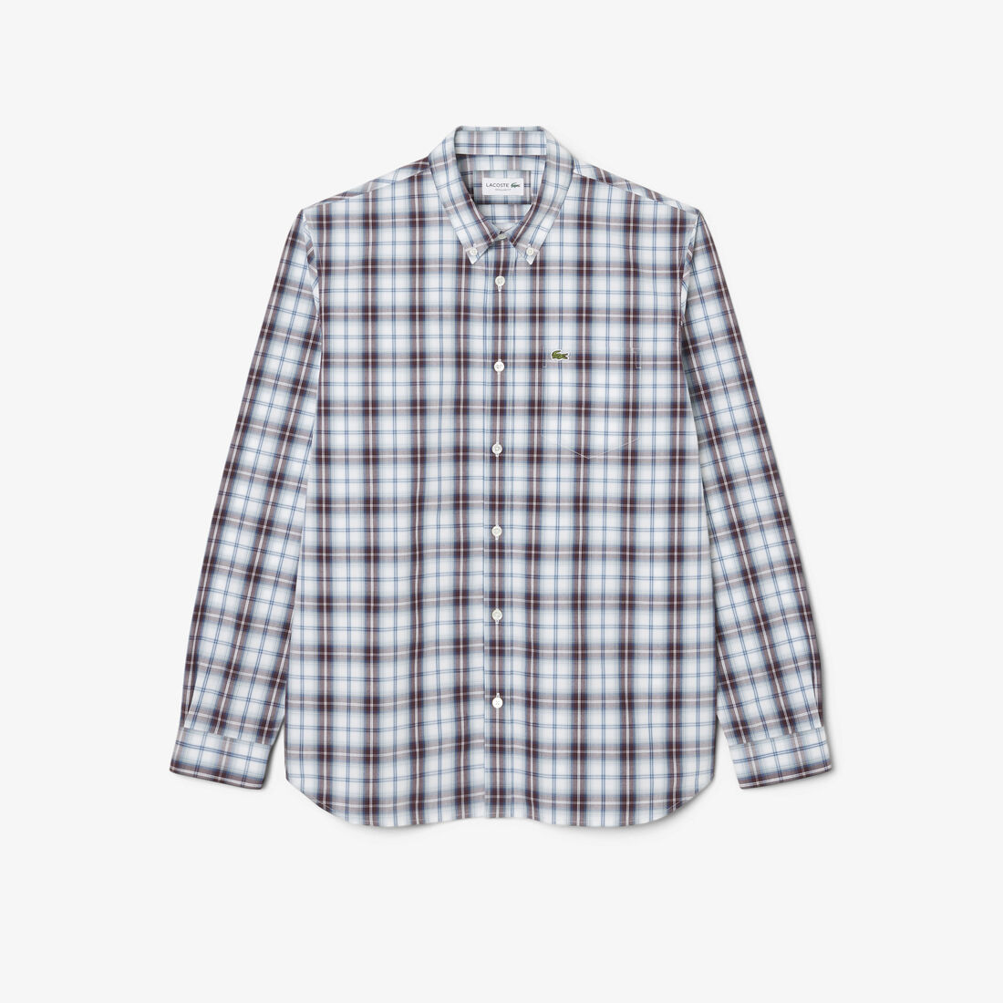 Regular Fit Poplin Plaid Shirt Regular Fit Poplin Plaid Shirt