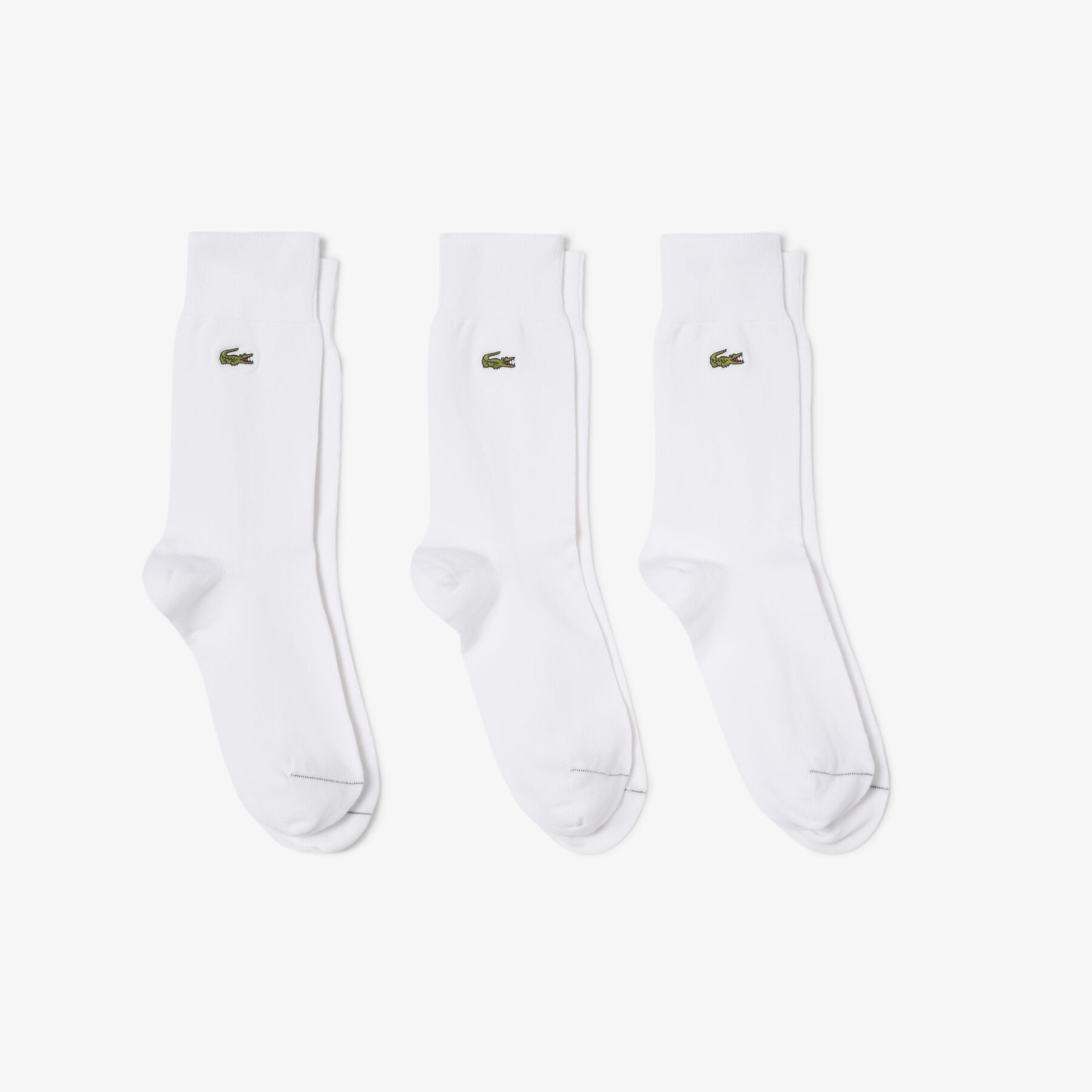 lacoste 3 pack long socks