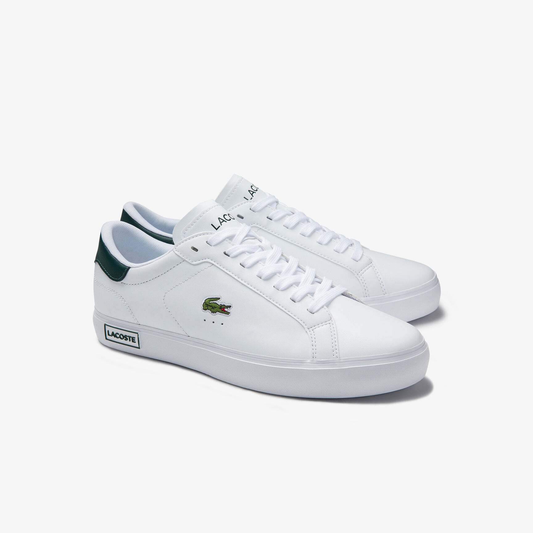 Men's Powercourt Leather and Synthetic Sneakers