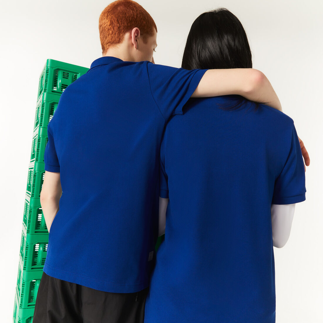 تيشيرت بولو قطن عضوي بقصة كلاسيكية للجنسين مجموعة Lacoste x Minecraft تيشيرت بولو قطن عضوي بقصة كلاسيكية للجنسين مجموعة Lacoste x Minecraft