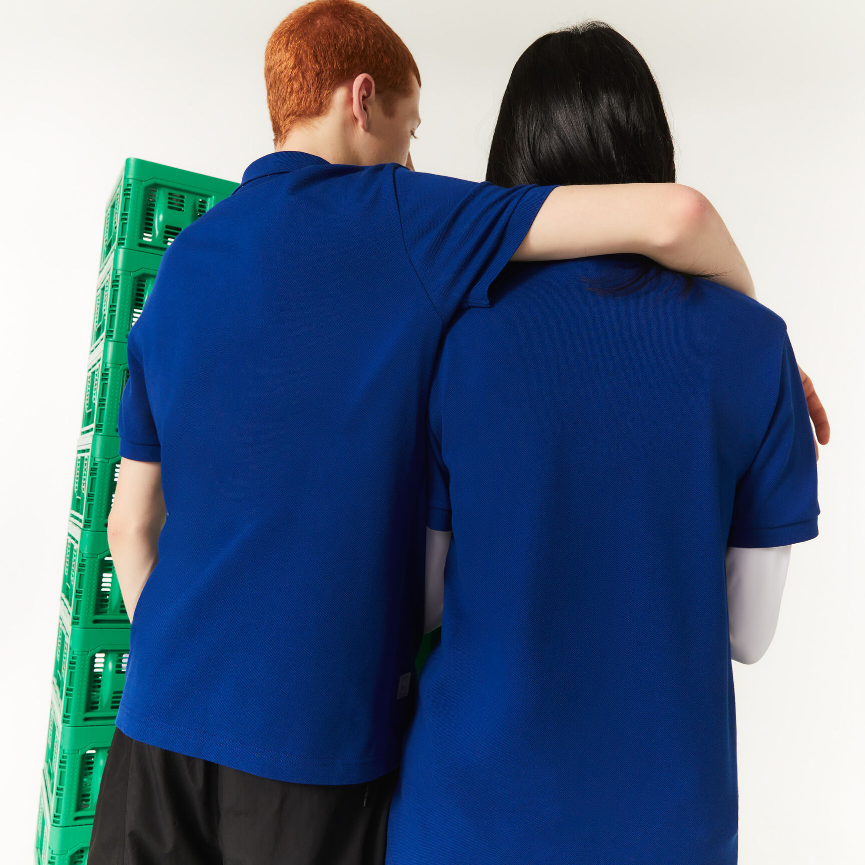 تيشيرت بولو قطن عضوي بقصة كلاسيكية للجنسين مجموعة Lacoste x Minecraft تيشيرت بولو قطن عضوي بقصة كلاسيكية للجنسين مجموعة Lacoste x Minecraft