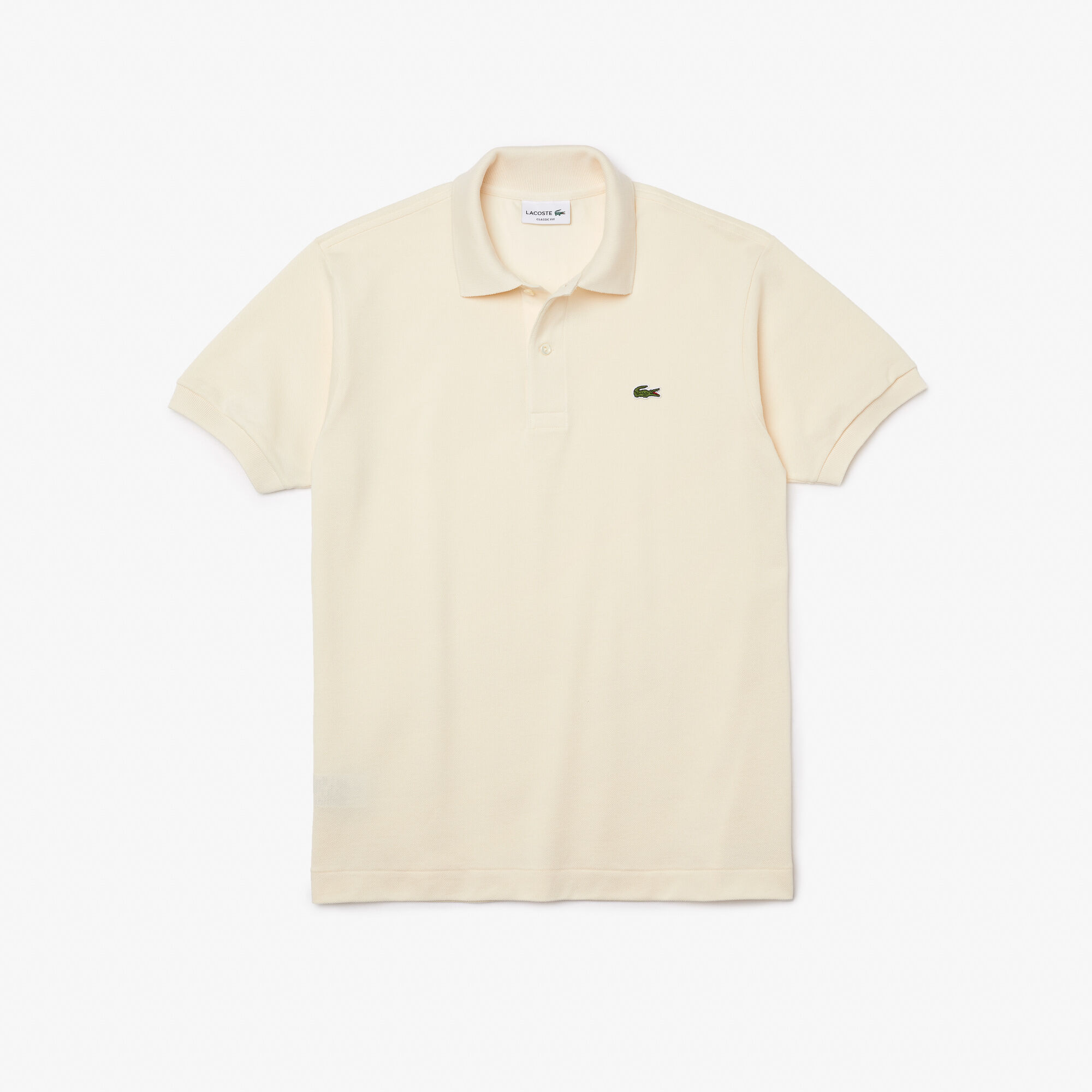 beige lacoste polo shirt