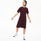 lacoste women s full zip flowy polo dress