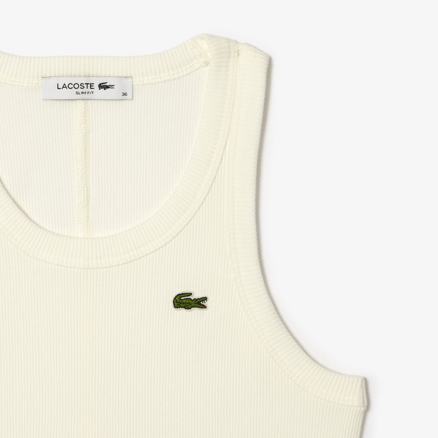 Slim Fit Ribbed Cotton Tank Top