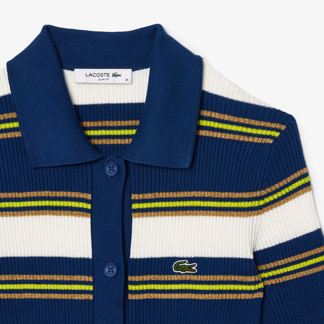 Striped Rib Knit Shirt Dress Striped Rib Knit Shirt Dress