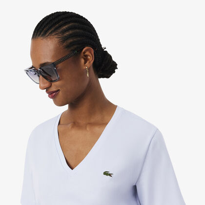 Relaxed Fit Soft Cotton V Neck T-shirt Relaxed Fit Soft Cotton V Neck T-shirt