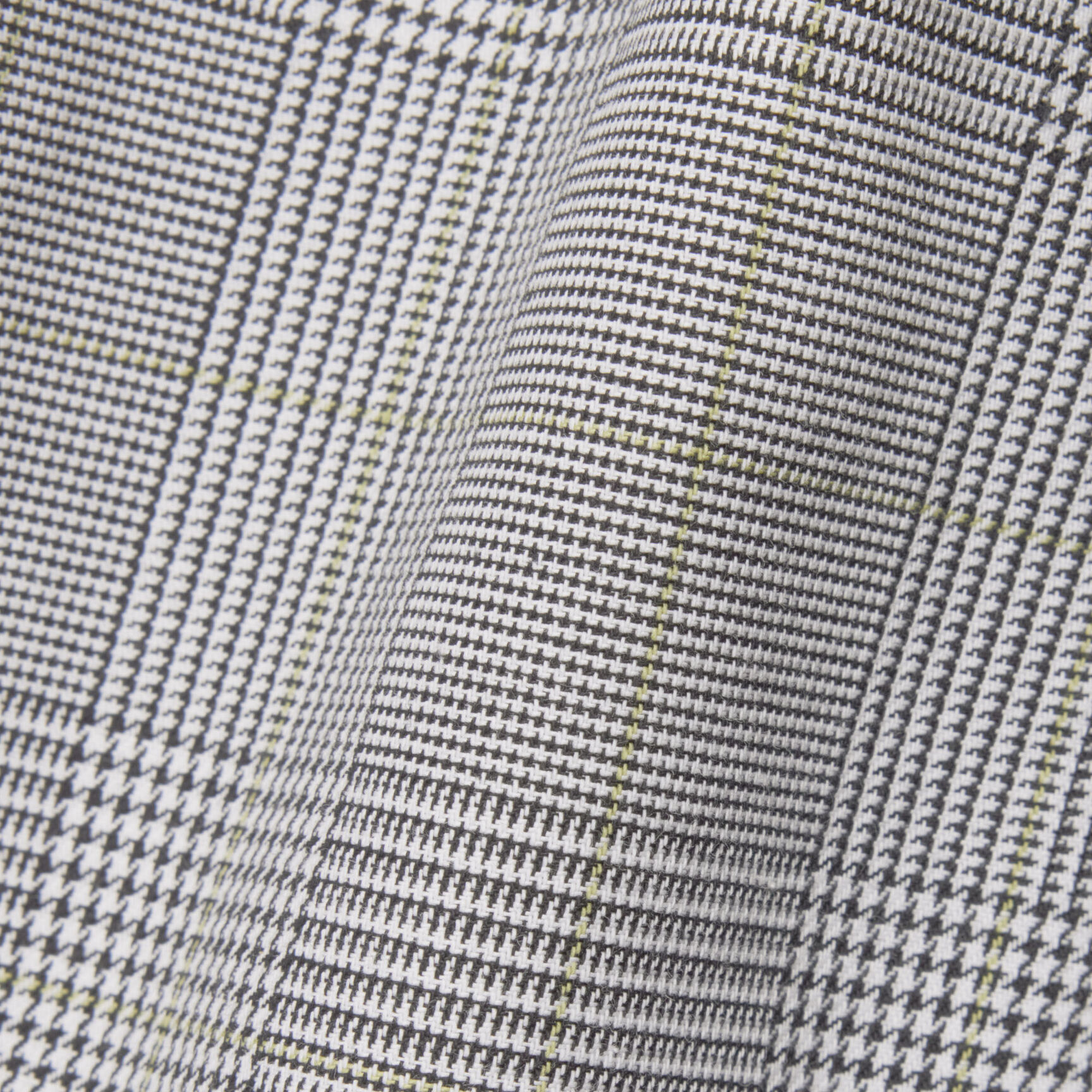 Water-Repellent Plaid Trench Coat