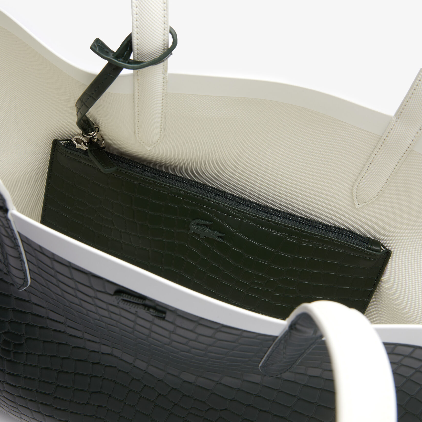 حقيبة تسوق كبيرة من قماش آنا كروكودايل للسيدات