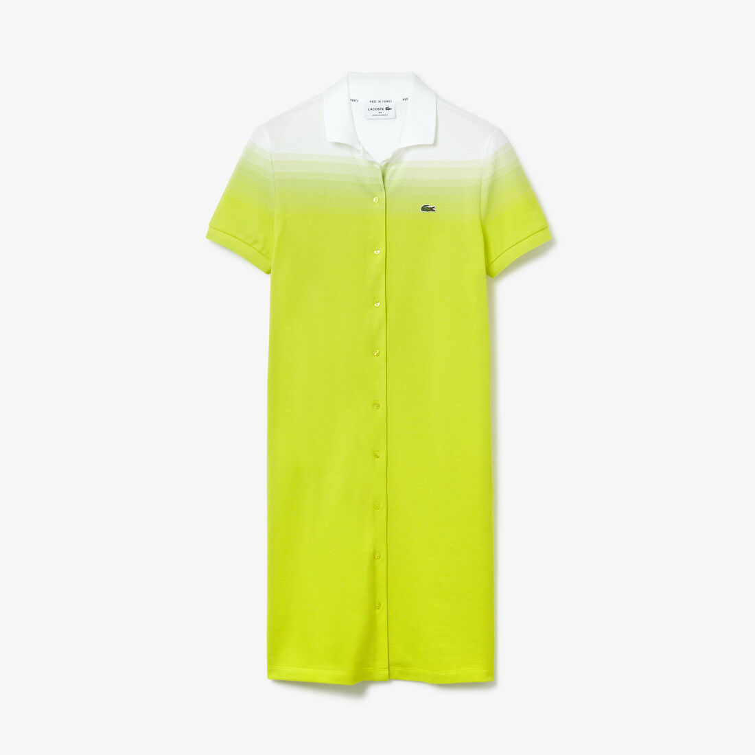 فستان بولو من قطن بيكيه من مجموعة Made in France للسيدات فستان بولو من قطن بيكيه من مجموعة Made in France للسيدات