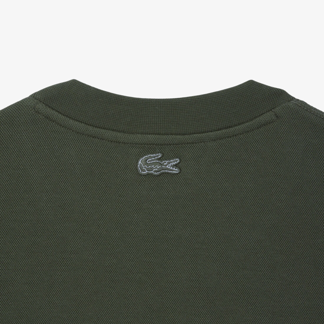 Embossed Logo Pique Sweatshirt Embossed Logo Pique Sweatshirt