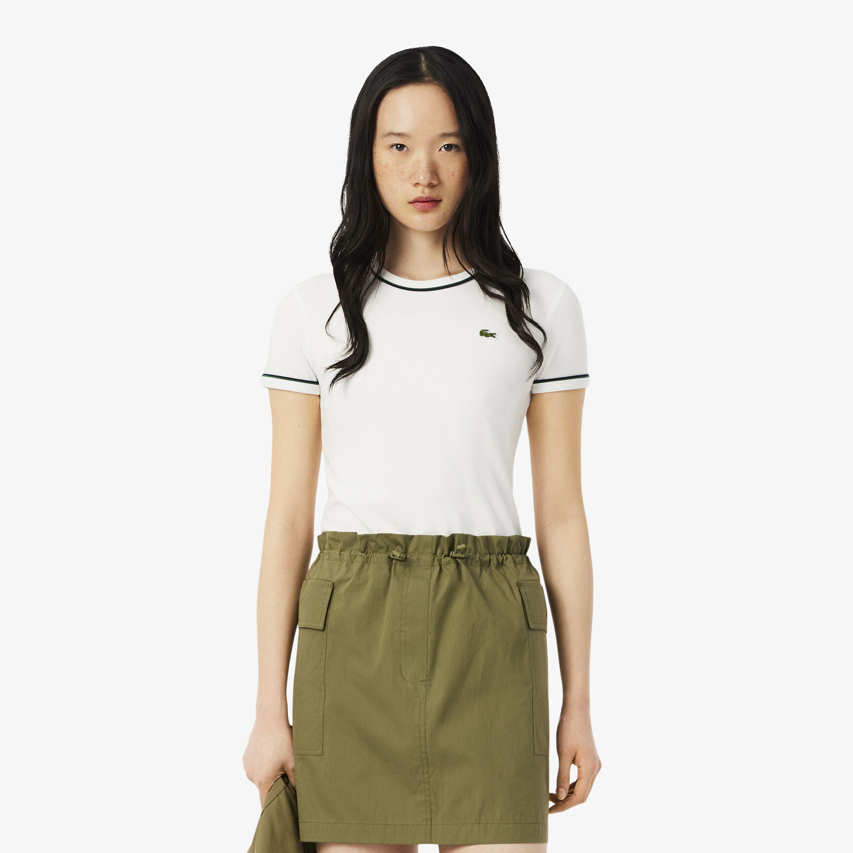 Contrast Trim Jersey T-shirt