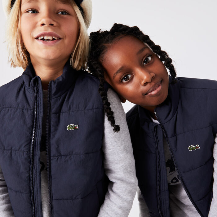 Buy Kids' Lacoste Taffeta Vest Jacket | SA