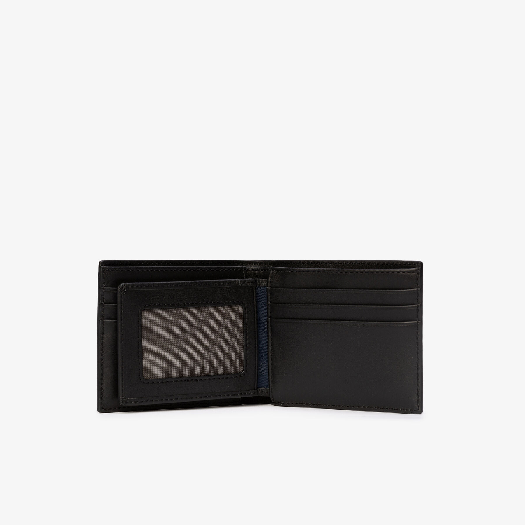 lacoste men s fitzgerald nine card leather wallet