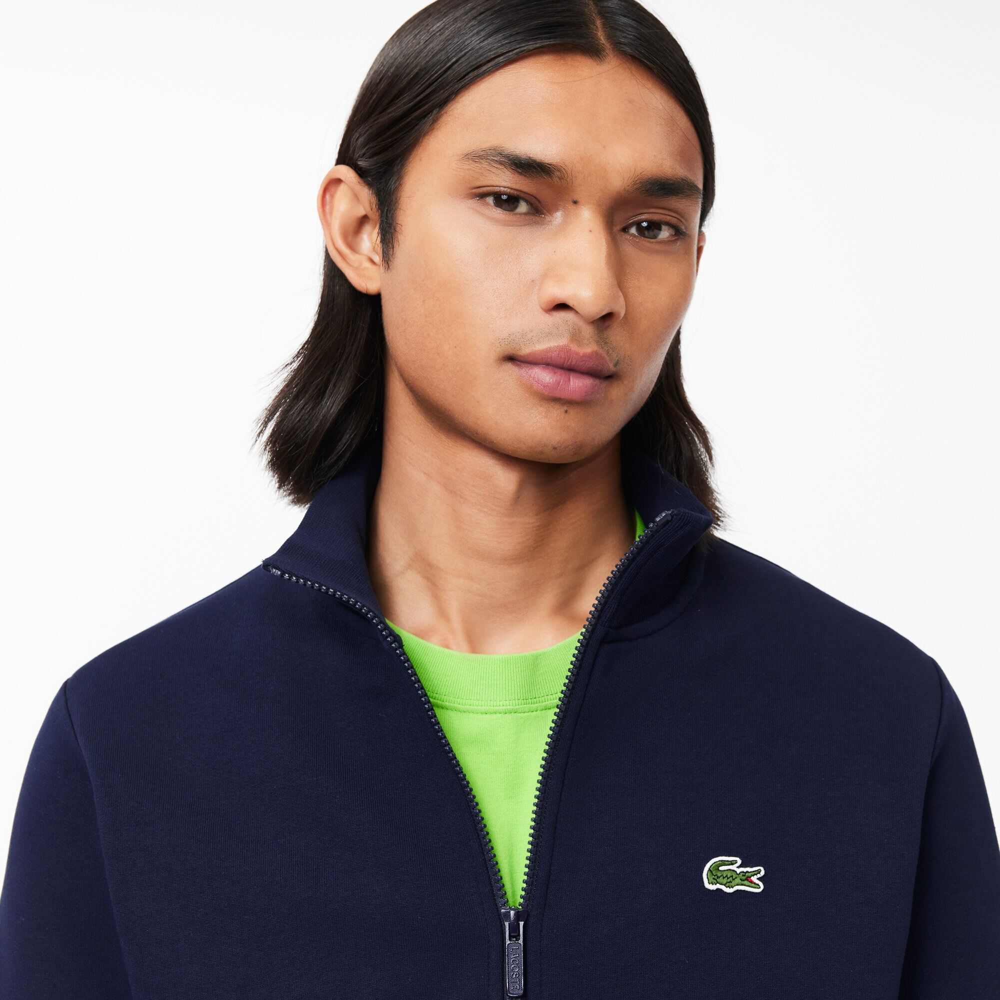 Lacoste fleece jacket best sale