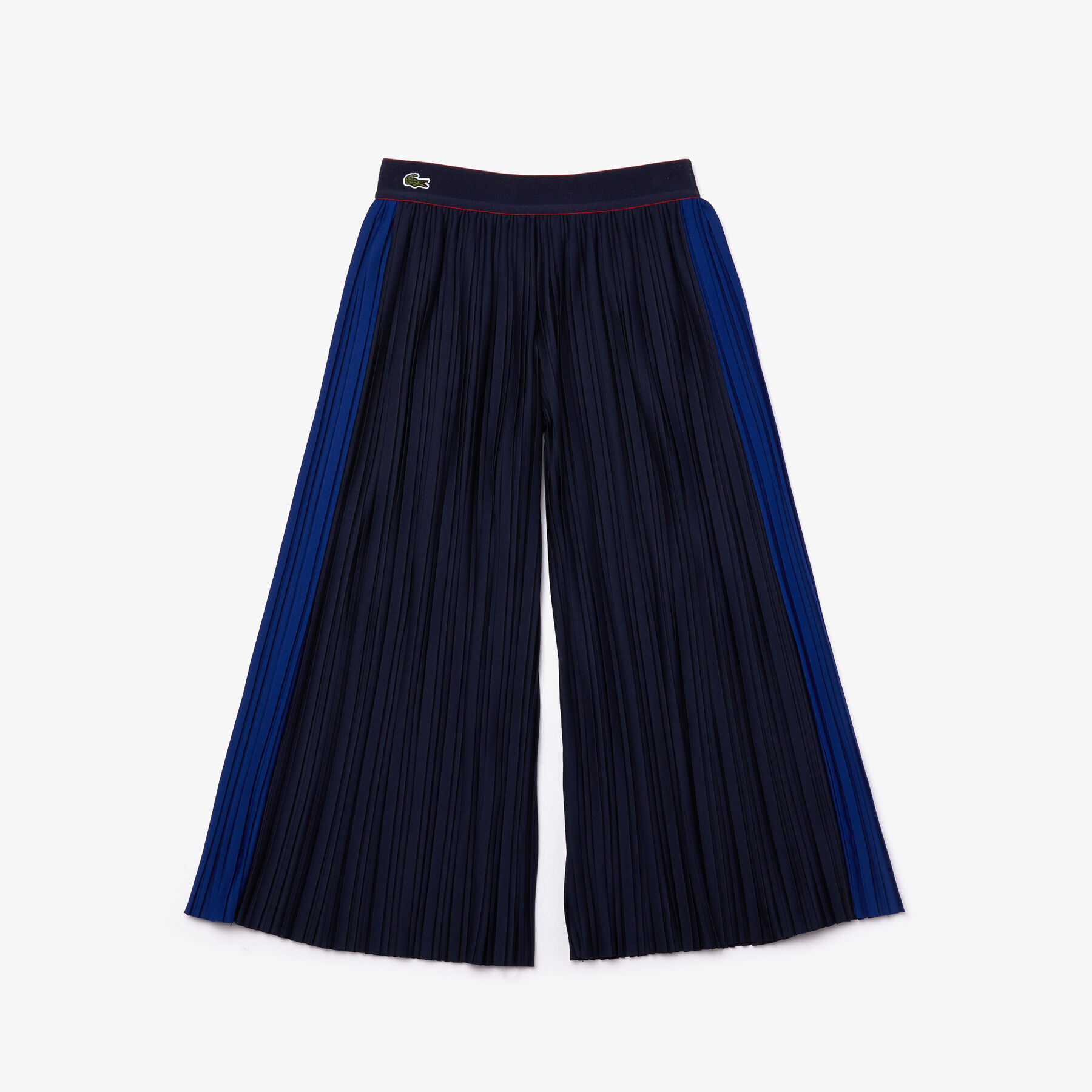 Girls' Flared Pleated Knit Pants lacoste girls flared pleated knit pants