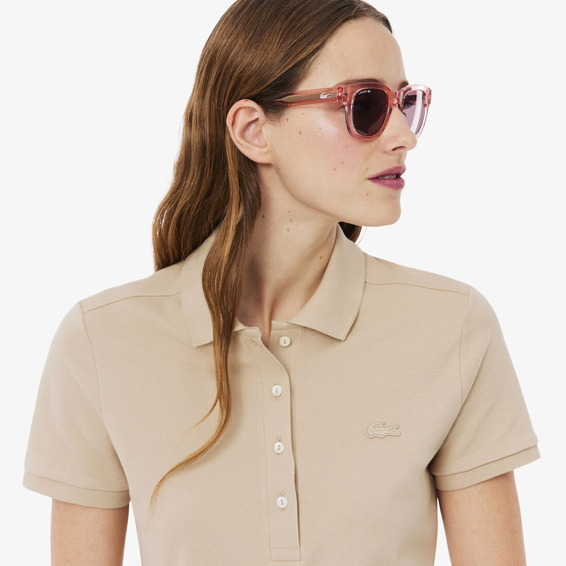 Slim Fit Stretch Petit Pique Polo Dress Slim Fit Stretch Petit Pique Polo Dress