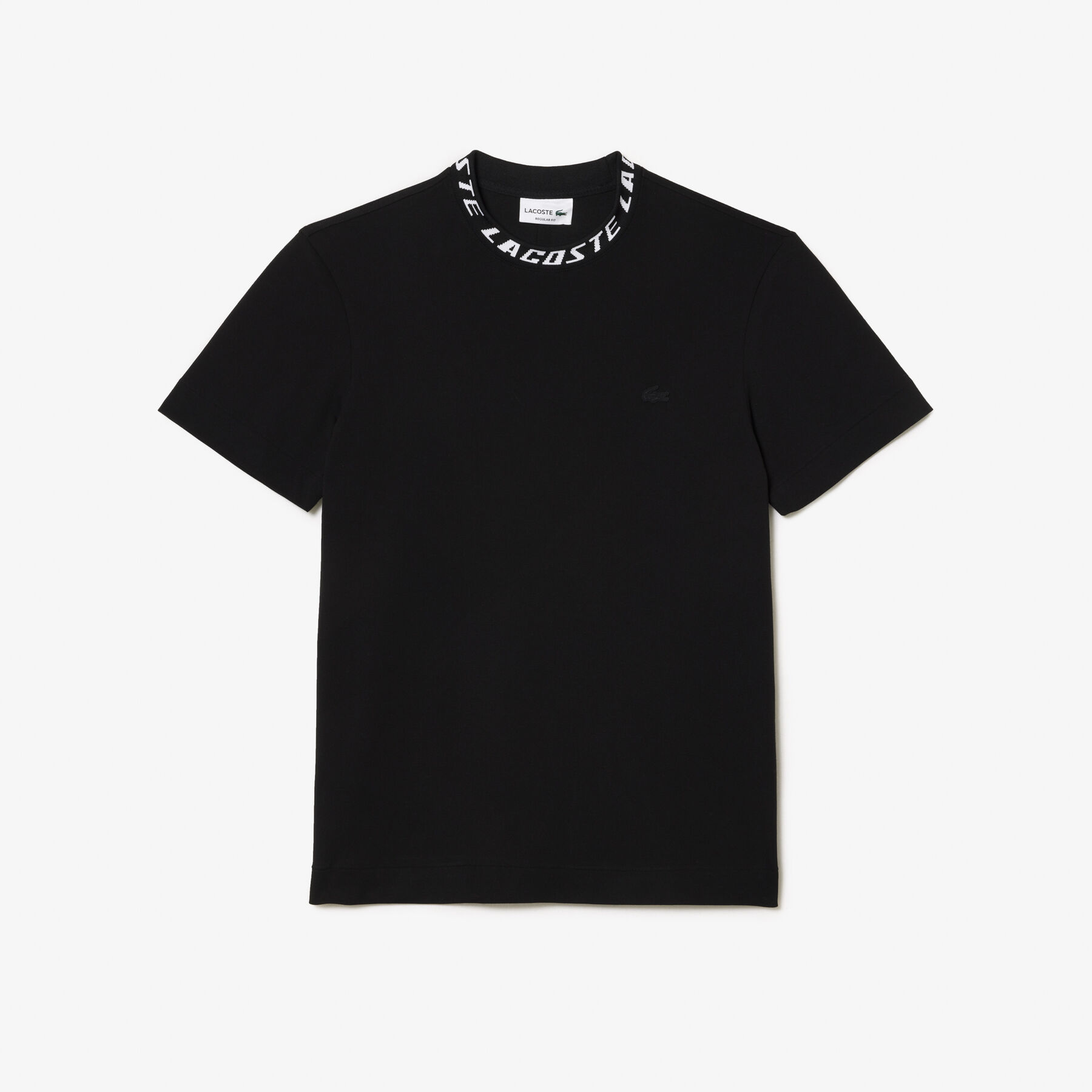 Men's Lacoste Regular Fit Branded Collar T-shirt Men's Lacoste Regular Fit Branded Collar T-shirt