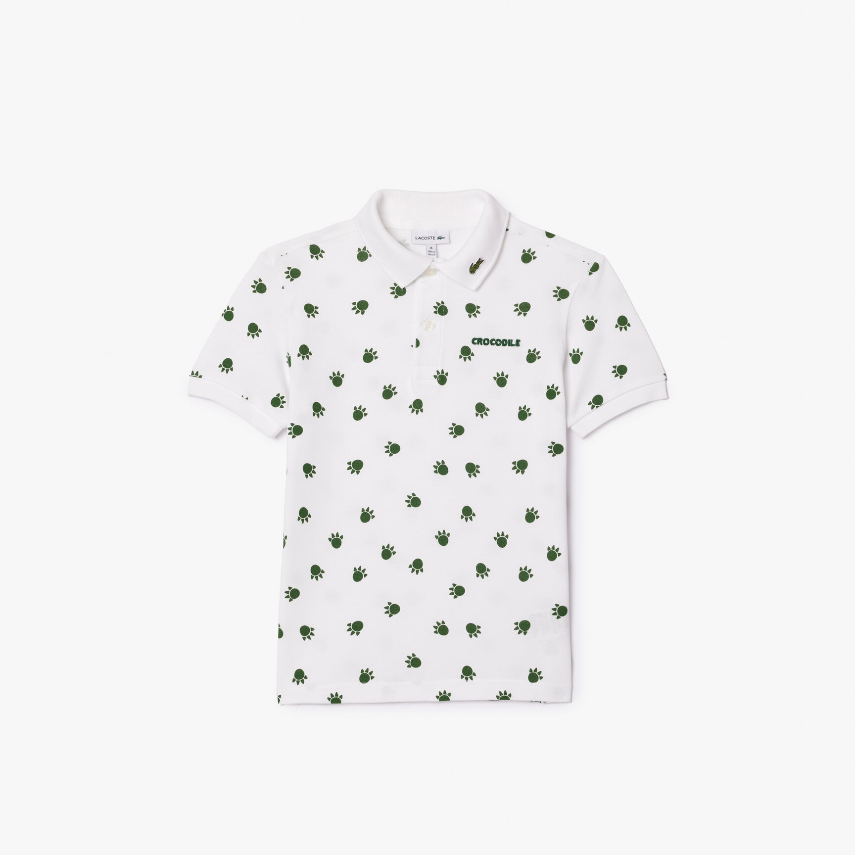Printed Cotton Pique Polo Shirt