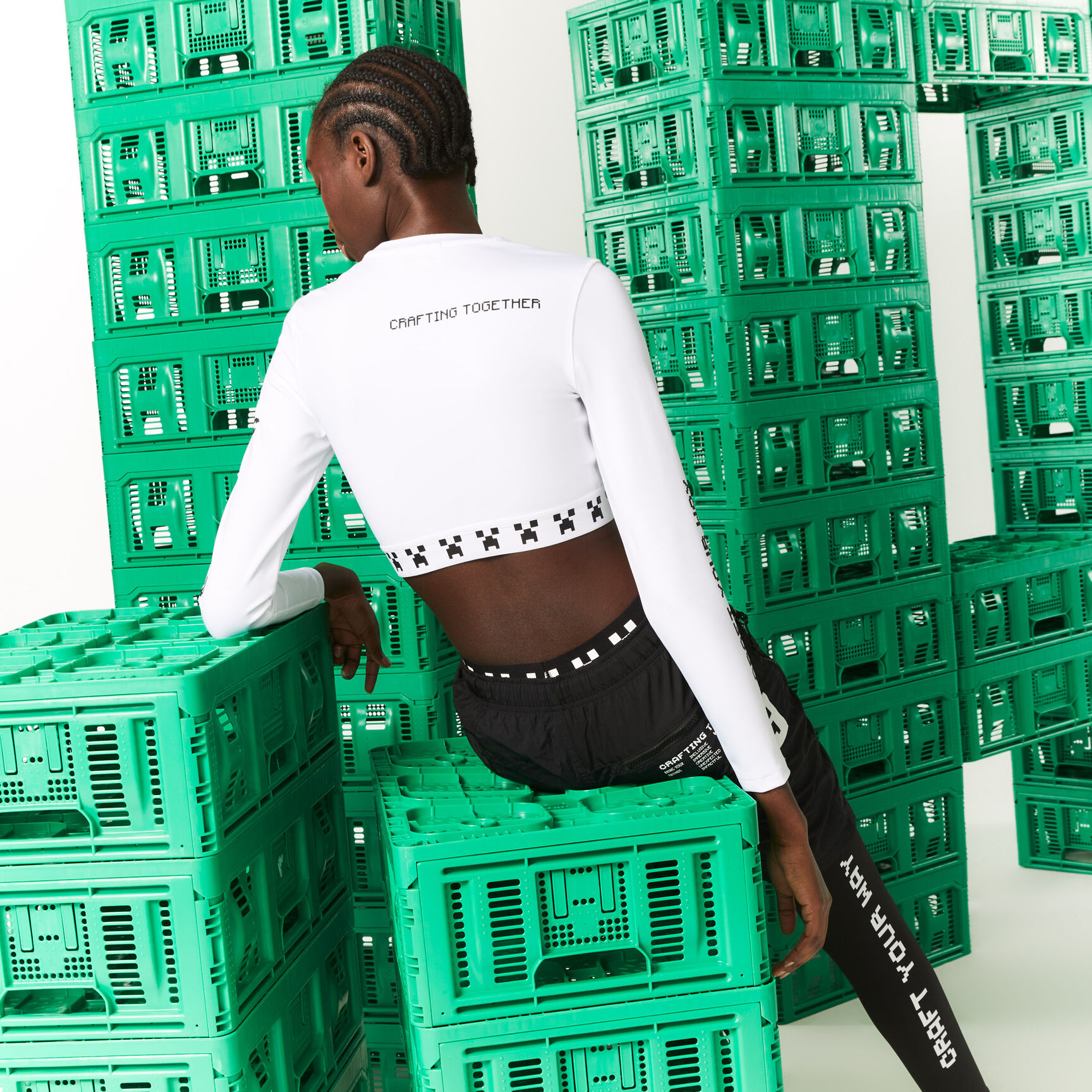 Women's Lacoste L!VE x Minecraft T-Shirt Women's Lacoste L!VE x Minecraft T-Shirt