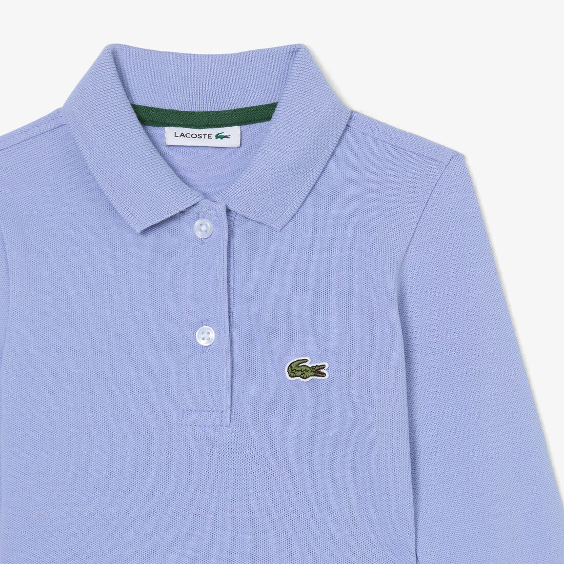 Long Sleeved Stretch Pique Polo Dress Long Sleeved Stretch Pique Polo Dress