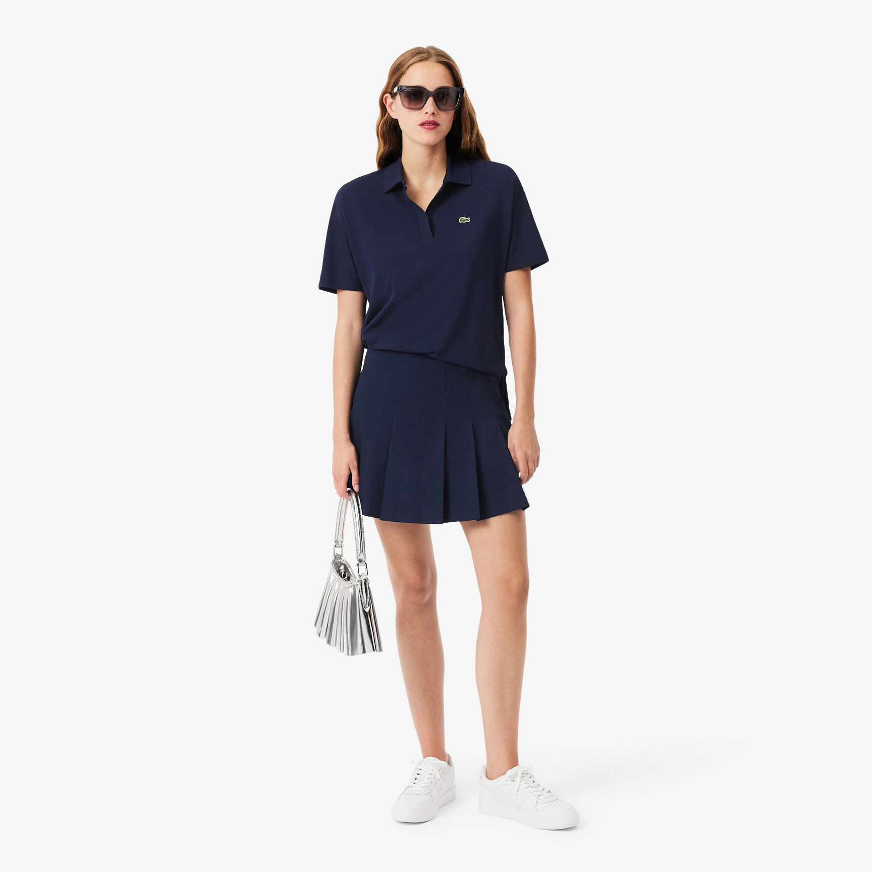 Relaxed Fit Fluid Pique Polo Shirt