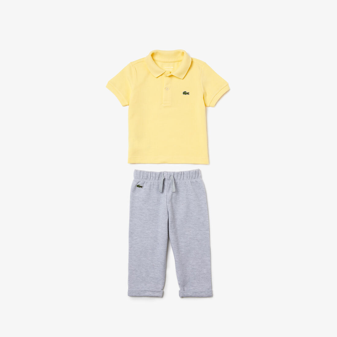 طقم بيجاما قطن عضوي وخشخيشة للأولاد