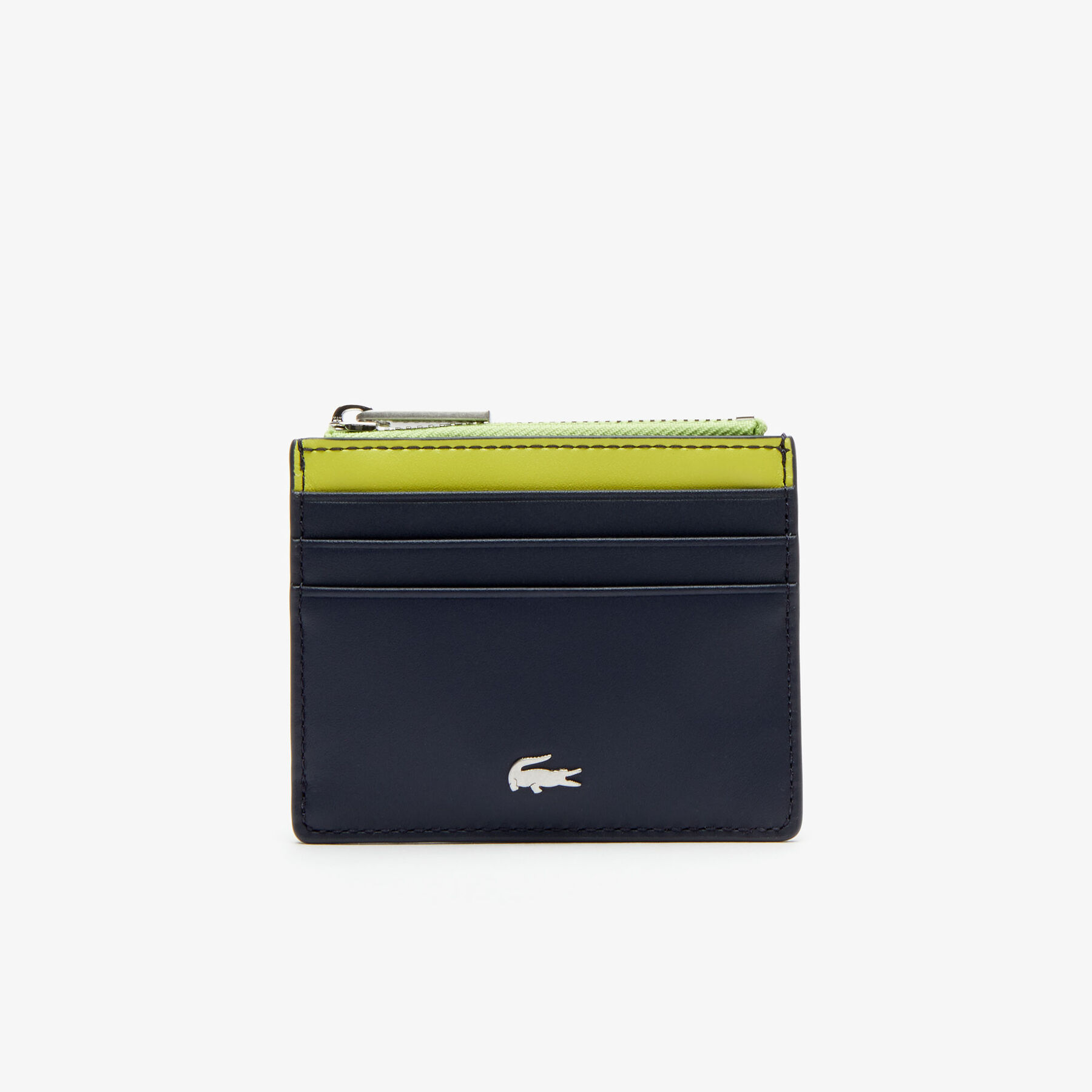 Men's Fitzgerald Colourblock Leather Zip Card Holder lacoste men s fitzgerald colourblock leather zip card holder