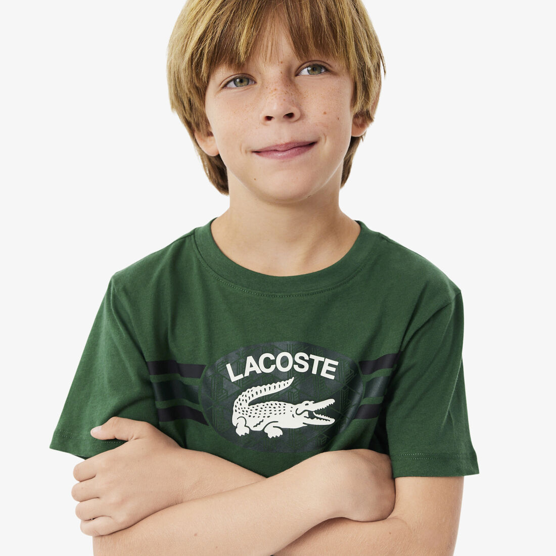 Monogram Print Cotton T-shirt Monogram Print Cotton T-shirt