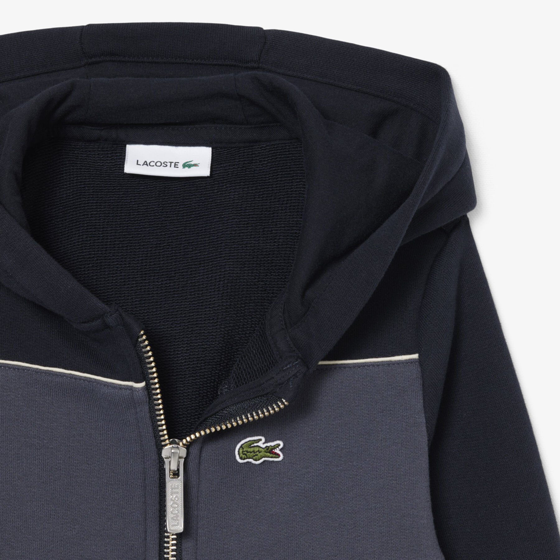 Colorblock Zipped Hoodie