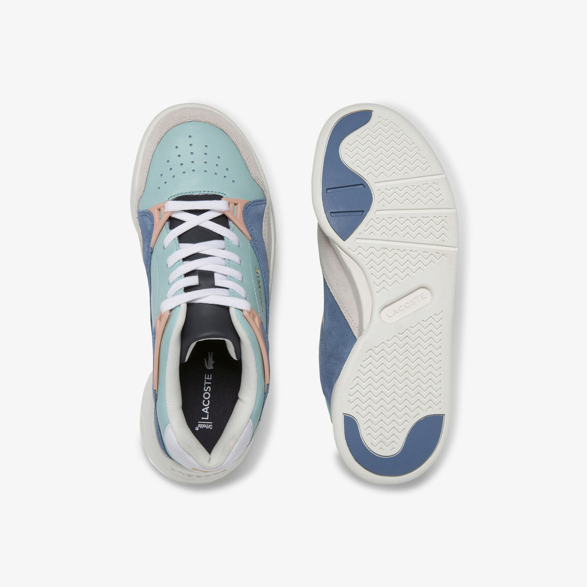 Women's Court Slam Leather and Suede Sneakers