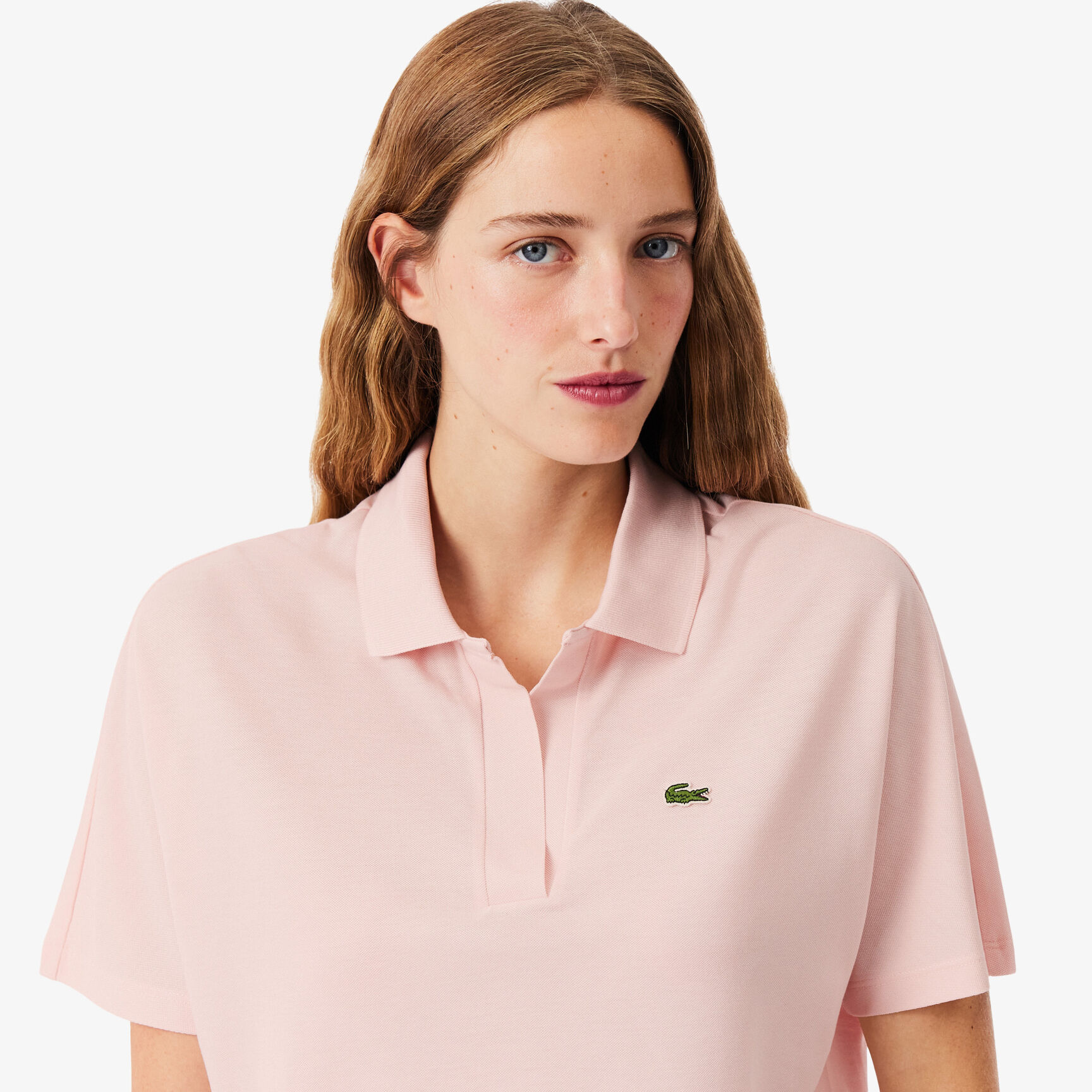 Relaxed Fit Fluid Pique Polo Shirt
