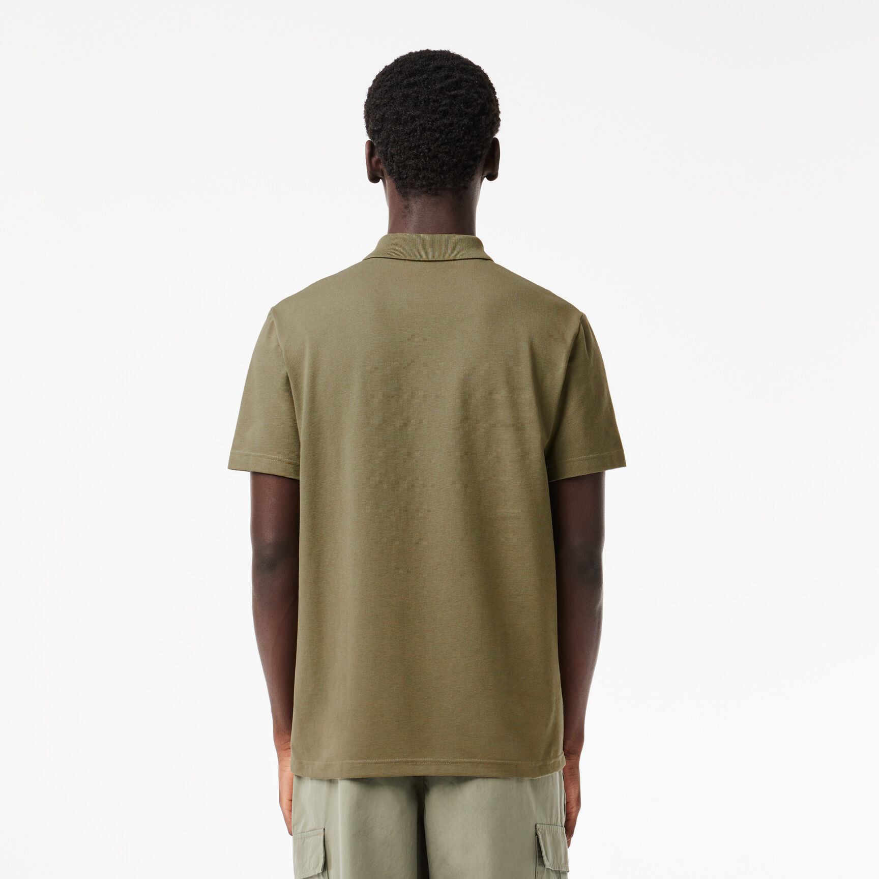 تيشيرت بولو لاكوست قطن عضوي مطاطي بقصة عادية للرجال تيشيرت بولو لاكوست قطن عضوي مطاطي بقصة عادية للرجال