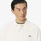 lacoste french made cotton polo collar sweater