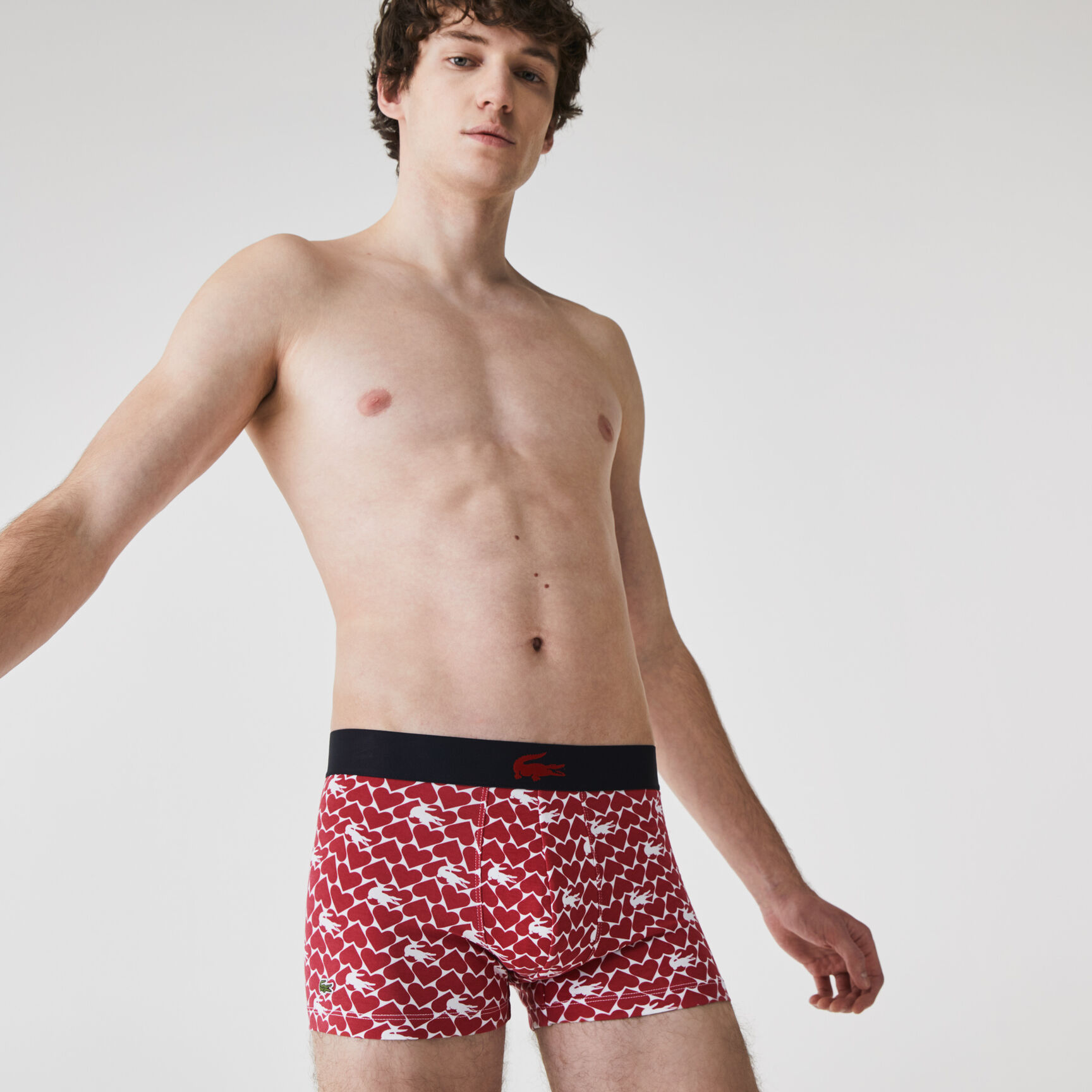 سروال داخلي للرجال من القطن المرن عيد الحب عبوة 3 قطع سروال داخلي للرجال من القطن المرن عيد الحب عبوة 3 قطع