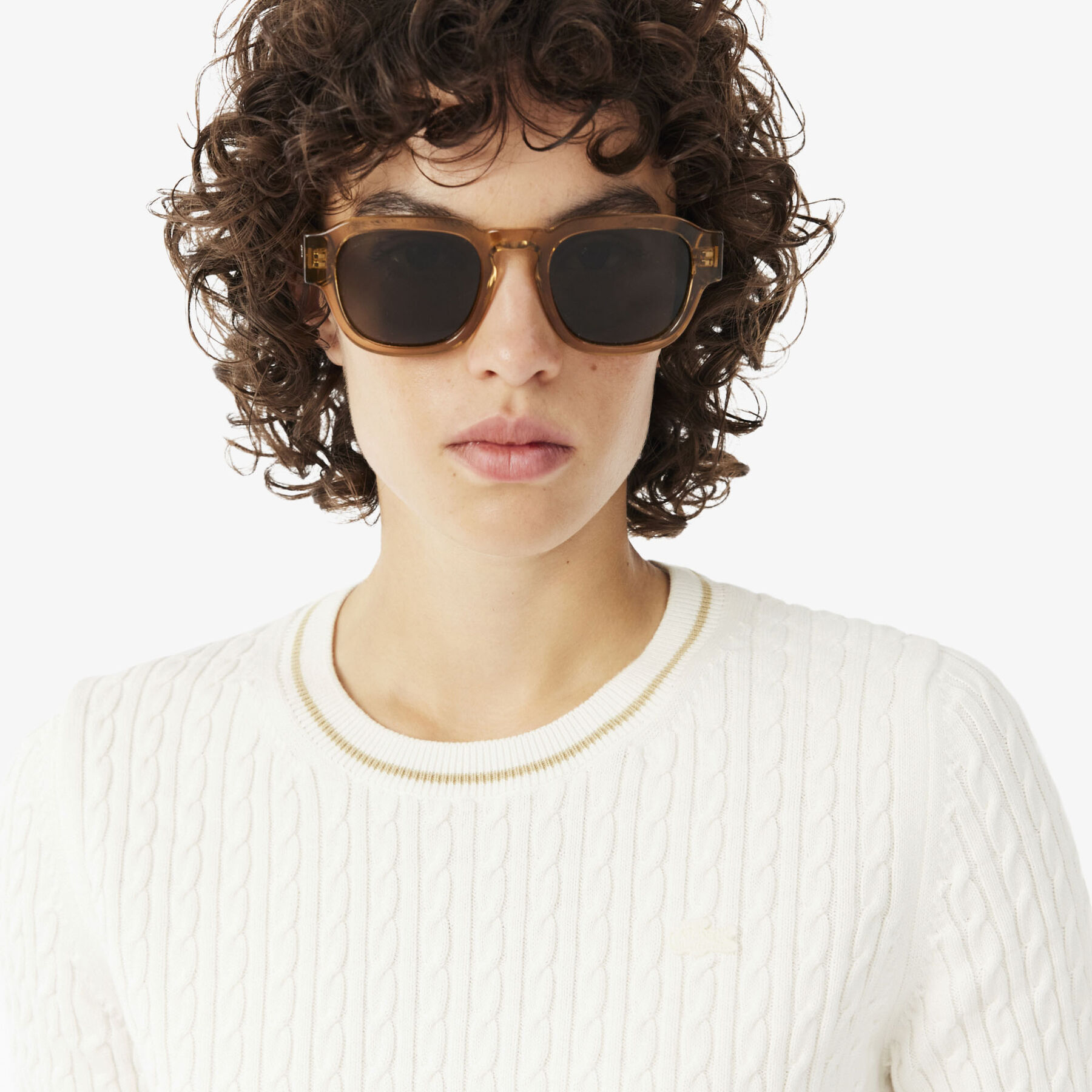 Short Sleeved Cable Knit Sweater Short Sleeved Cable Knit Sweater