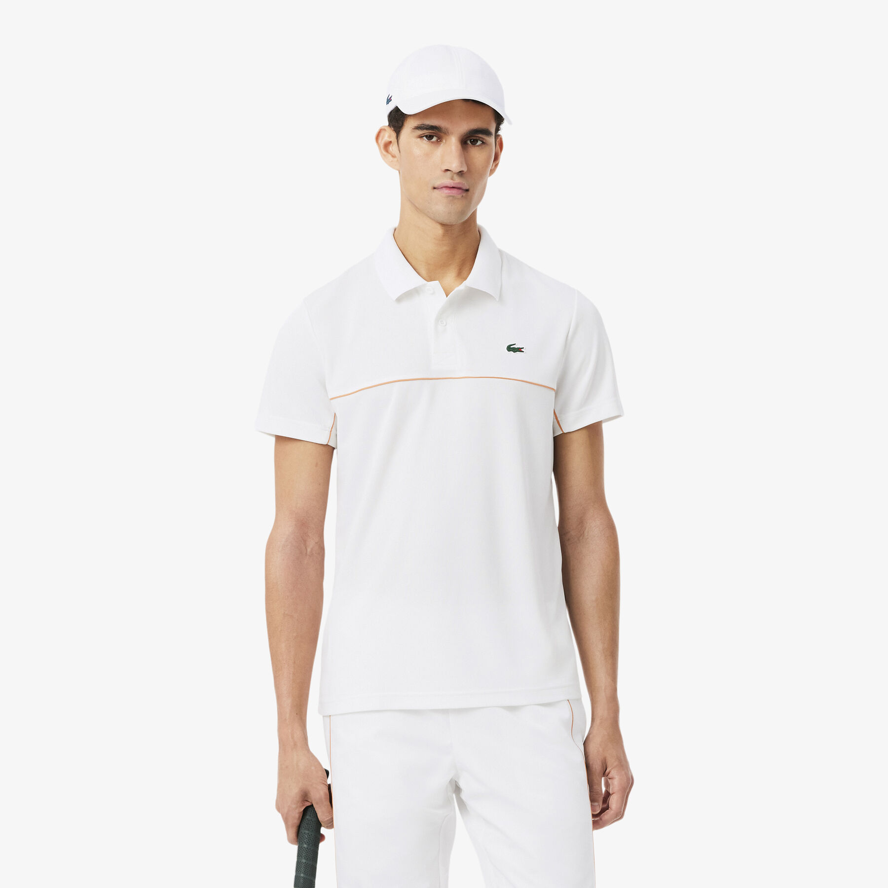 Sport Ultra Dry Trim Accent Polo Shirt lacoste sport ultra dry trim accent polo shirt