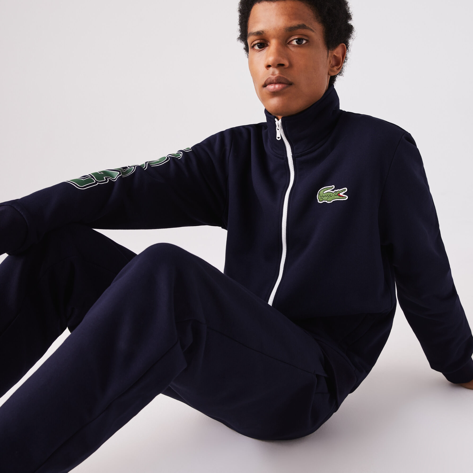 Lacoste fleece tracksuit best sale