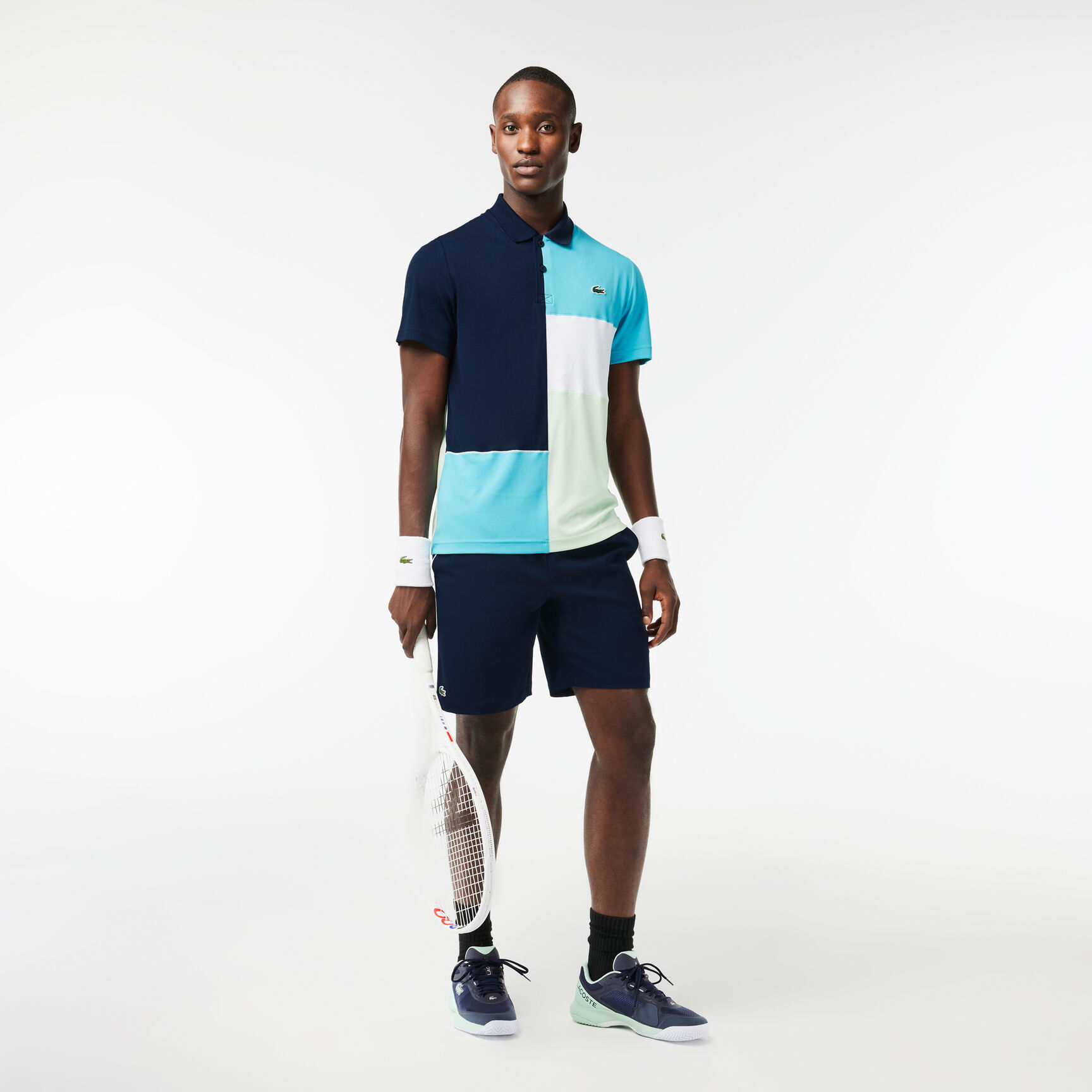 Regular Fit Recycled Fiber Tennis Polo Shirt Regular Fit Recycled Fiber Tennis Polo Shirt