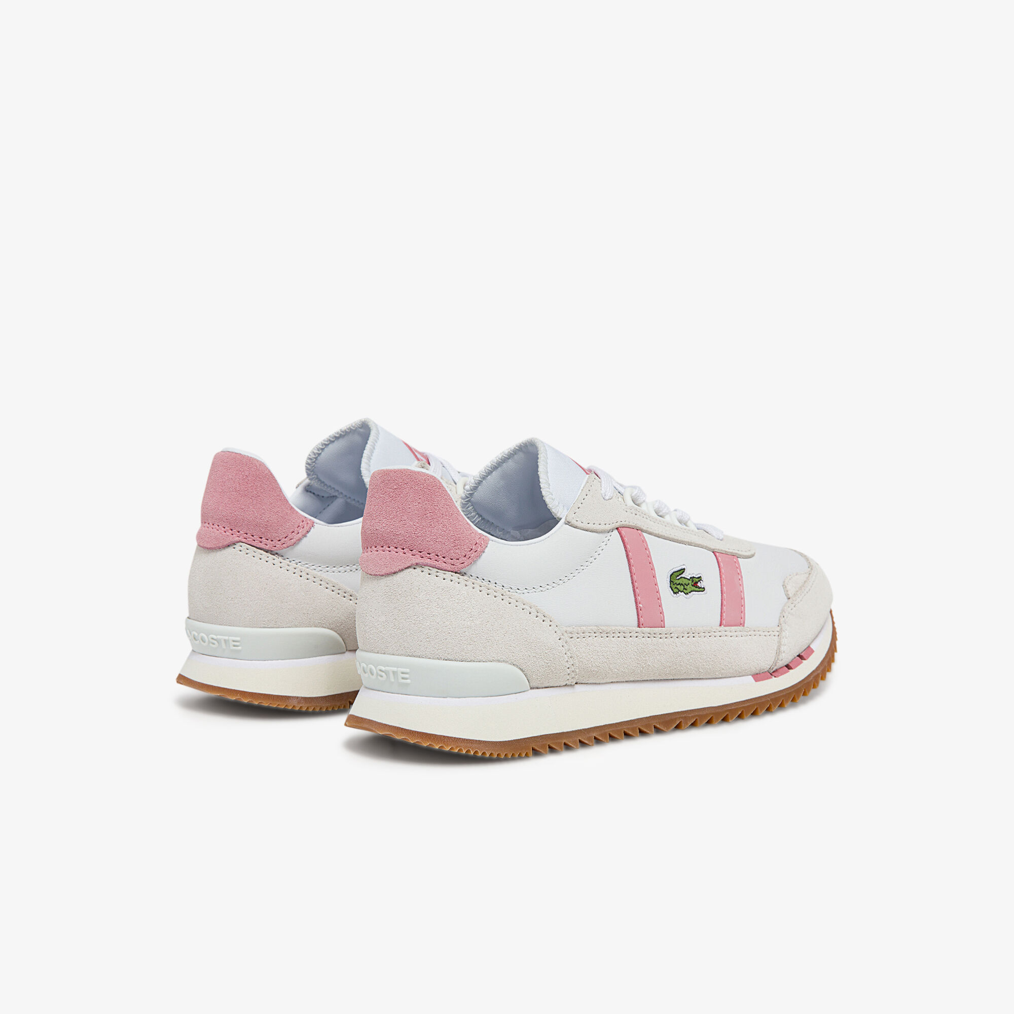 Women's Partner Retro Leather and Suede Colour-Pop Trainers