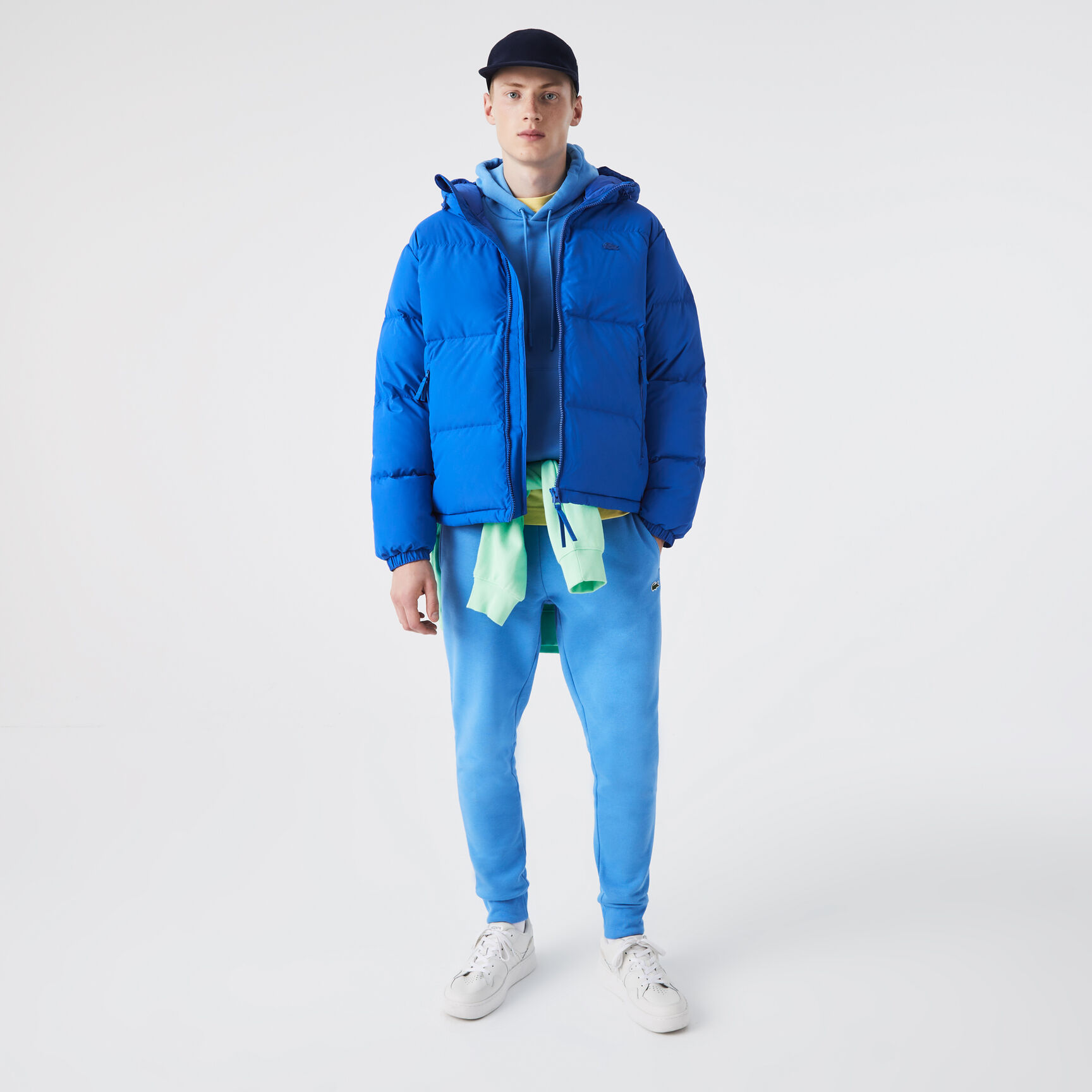 Men's Lacoste Quilted Water-Repellent Short Jacket Men's Lacoste Quilted Water-Repellent Short Jacket